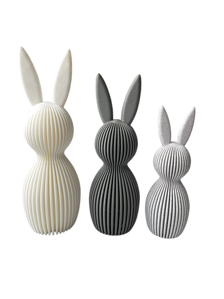 Декоративний зайчик, 15 см, мармур bunny15 фото