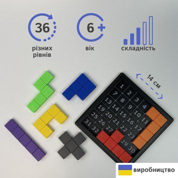 Головоломка &laquo;Тетріс 36-в-1&raquo; tetris фото
