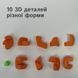 3D пазл у формі гарбуза з хеловінським дизайном